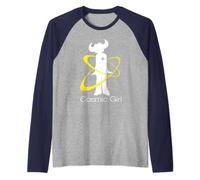 Jamiroquai Official Cosmic Girl Buffalo Logo Raglan Baseball Tee