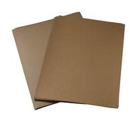 JamJar Print A5 Kraft Card Dual Tone 260gsm, 30 Sheets, Natural Brown, Made in UK