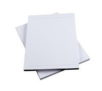 JamJar Print A5 Notepads | 2-Pack, 50 Ruled Sheets Each | To-Do List & Study Pads | Made in UK