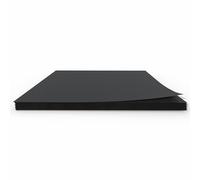 JamJar Print Black Coloured Paper A4 170gsm, 40 Sheets, Dark Cardstock for Art, Craft and Office Use