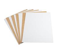 JamJar Print Food Safe Duplex Card A3, 405gsm, 24 Sheets, White Front Kraft Reverse