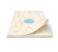 JamJar Print Natural Marble Certificate Paper, A4 176gsm, 25 Sheets, for Awards, Diplomas & Card Making