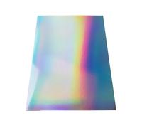 JamJar Print Rainbow Metallic Card | 25 Sheets A4 250gsm | Made in The UK | Metallic Reflective Shiny