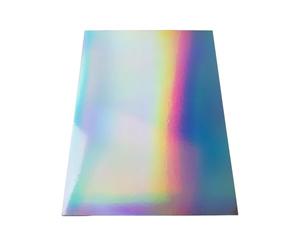 JamJar Print Rainbow Metallic Card | 25 Sheets A4 250gsm | Made in The UK | Metallic Reflective Shiny