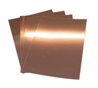 JamJar Print Rose Gold Mirror Card | 20 Sheets A3 280gsm | Made in The UK | Metalic Reflective Shiny Foil