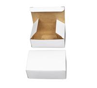 JamJar Print White Business Card Tuck Boxes | 30 Pack | Made in the UK | For Gifts, Packaging & Storage