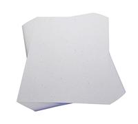 JamJar Print White with Silver Cool Speckled Flecks Paper 120gsm, 60 Sheets A4, Recycled Decorative, Made in UK