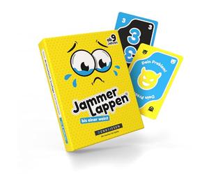JAMMERLAPPEN - The Dramatic Funny Card Game Until One Crys | Secret Santa Gift | Family Game | Birthday Gift | Travel Game