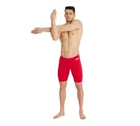 Arena Swimwear - Men's Jammer Solid Team Swimwear - MaxLife Eco, Quick Dry, UPF 50+ - Red/White