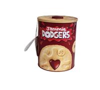 Jammie Dodgers Biscuit Barrel 120g Mini Jammie Cookie Tin Novelty Storage Jar for Snack Lovers Gift for Foodies