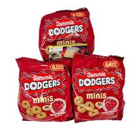Jammie Dodgers Minis 6 Pack 120g x3 Bags and Kitchen fella Top 10 Treats for Movie Night Postcard
