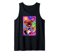 Jammin Bulldog on Guitar Tank Top