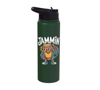 Jammin Funny Cartoon Jam Character Stainless Steel Insulated Water Bottle