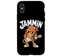 Jammin Guitarist Cool Rock Vibes Case for iPhone X/XS