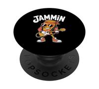 Jammin Guitarist Cool Rock Vibes PopSockets Adhesive PopGrip