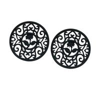 JAMNGHB 2 Pack Silicone Microwave Pad for Hot Dishes and Pots Placemat with Nonslip Surfaces Elastomer Hot Pad