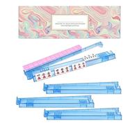 JAMNGHB 4Pcs Acrylic Mahjong Racks with Pusher and NonSlip Bottom Efficient Holder for Game Player and Beginner Friendly Modern Game Tool