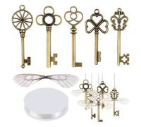 JAMNGHB 50 Pieces Alloy Dragonflies Pendants Charm Ideal for Personalize Jewelry Creation Components