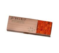 JAMNGHB 70Pcs Retro Wooden Rubber Craft Stamper Journaling Decorative Stamper for Invitation Scrapbooking Card Making Old Script Postage