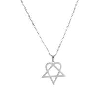 JAMNGHB Contemporary Geometric Pendant Necklace Sturdy Stainless Steel Gold Finish Everyday Accessory For Tendsetters Fashion Forward Women's Necklace
