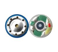 JAMNGHB Double Chamber Loudspeaker Driver, 10mm LCP Diaphragm with Metal Housing for Enhanced HiFi Metal Auditory Loudspeaker