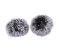 JAMNGHB Double Layer Wind Noise Suppressor With Washable Fabric Waterproof Mics Cover Microphones Shielding For Lavaliers Mics GO Noise Reducers