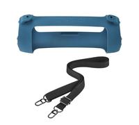 JAMNGHB Durability Silicone Shell For Bluetooth-compatible Auditory Device Scatch Proof Designs Comfortable Carry Handle Waterproof Case With Shoulder Strap