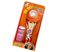JAMNGHB Fun Activity Bubble Blower Machine with LED Light Park Outdoor Fun Electric Football Electric Handheld Outdoor Toy