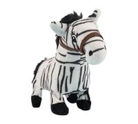 JAMNGHB Fun Animatronic Black Footed Horse Soft Toy Simulation Electric Plush Walks and Makes Sounds for Kids Simulation Electric Plush