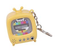 JAMNGHB Glowing Talking Classical Televisions Keychain Compact Retro Styles Holder For Friend Family