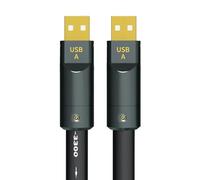 JAMNGHB High End USB A to USB A Cable 6N Single Crystal Coppered Cored Advanced Shielding Technology Clear Delivery