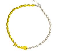 JAMNGHB Individualized Fashion Clownfish Necklace Fashionable Clownfish Designed Necklace Trendy Collarbone Chain Neck Adornment Bridal Party