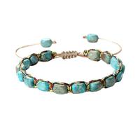 JAMNGHB Irregular Stone with Nylon Cord Adjustable Wristband Jewelry Accessory for Stylish Look Fashion Stone Jewelry