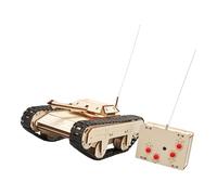JAMNGHB Learning Wooden Tanks Building Kits Remote Control Tanks Science Project Toy for Kids Creative Educational Activity Children Educational Building Set