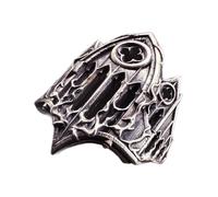 JAMNGHB Openable Vintage Gothic Rings With Intricate Crossed And Cathedral Relief Design Lightweight Unisex Accessory Adjustable Unisex Gothic Accessories