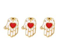 JAMNGHB Protective Evil Eyes Drop Resin Charm Metallic Finish For Handmade Crafting And Trendy Accessories Necklace Pendants Evil Eyes Pendant