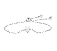 JAMNGHB Romantics Heart Openwork Pendant for Women Stainless Steel Wristchain with Adjustable Size Accessory Adjustable Heart