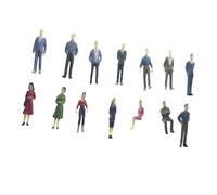 JAMNGHB Set Of 25 Miniature City Figures In Assorted Poses Ideal For Architecture Models And School Projects Model Building Colorful Figures City Scene