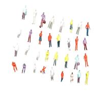 JAMNGHB Set Of 25 Miniature City Figures In Assorted Poses Ideal For Architecture Models And School Projects Model Building Colorful Figures City Scene