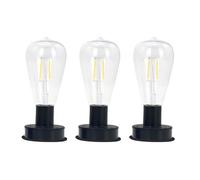 JAMNGHB Solar Light Replacement Bulbs Weatherproof Outdoor LED Lamps Texture for Garden Solar Light and Projects Replacement Part