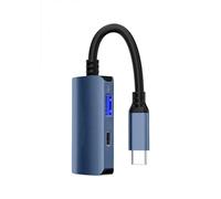 JAMNGHB USB C Docking Station Supporting 4K At 60Hz Resolution 65W Power High Speed Data for Work Electronics to Adapters