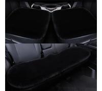 JAMNIK Car Seat Cushions for BMW 7 Series G11 2016 2017 2018 2019 2020 2021 5seast, Soft and Warm Car Seat Covers Cushion Pad, Faux Rabbit Fur Winter Car Seat Cushion Pad, Car Accessories,Black