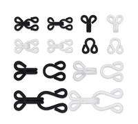 Jamsinmu 20 Set Concealed Sewing Hooks and Eyelet Closure For Fur Coat Jacket Cape Stole Bracelet Jewellery Books Crafts and more 15 * 29mm