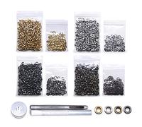 Jamsinmu 3mm Grommet Tool Kit 800 Pairs Sets Grommet Adjusting Tool with Eye Pliers Eyelet Tool Set for Leather Canvas Tarpaulin Tent 100# Inner 3mm