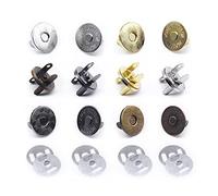 Jamsinmu 40 Sets Magnetic Press Studs for Purse, Handbag, Wallet, Coat, Bag, Mixed Fasteners, Press Studs 14mm
