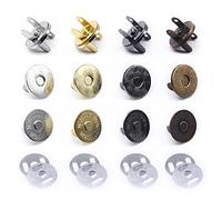 Jamsinmu 40 Sets Magnetic Press Studs for Purse, Handbag, Wallet, Coat, Bag, Mixed Fasteners, Press Studs 18mm
