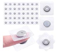 Jamsinmu Invisible Magnetic Snap PVC Hidden Sew Snap Closure Fastener Snap for Clothing Clasp Handbag DIY Craft Sewing Tools Silver-Y1520