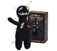 Jamsync Funny Gifts Voodoo Doll, Emotional Support Crochet Kit with Needles, Handmade Emotional Support Gift for Stress Relief, Cute Office Decor, Unique Gap Gifts for Friends & Coworkers