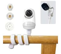 JAMUILS Universal Baby Video Monitor Holder for Cot Clip, Flexible Twist Video Babyphone Stand to Crib, Compatible with all Hellobaby GHB Vtech TAPO