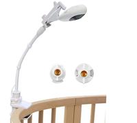 JAMUILS Universal Baby Video Monitor Mount Holder for Cot Clip, Baby Monitor Stand Attach to Crib, Compatible with all Hellobaby GHB Vtech ieGeek Motorola Camera Babysense